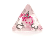 Old School 7 Piece DnD RPG Dice Set: Infused - Purrfect Pink Cat - Blind Eternities Games and Hobby Shop